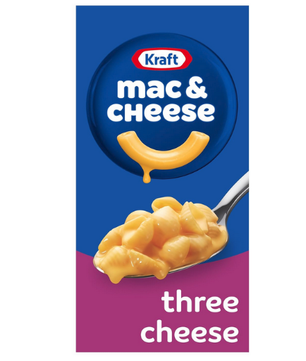 Kraft Three Cheese Mac & Cheese Mini-Shell Pasta