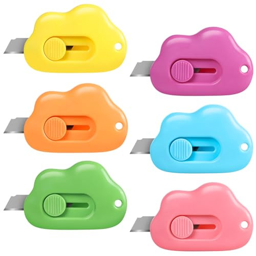 Cloud Box Cutter Retractable 6-Pack
