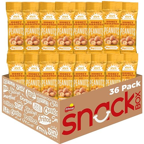 Nut Harvest Honey Roasted Peanuts 36-Pack