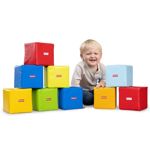 Fisher-Price 9-Piece Soft Foam Building Blocks
