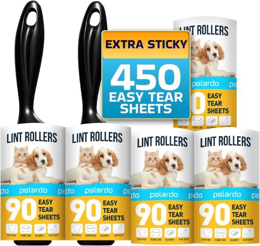 5-Pack Pet Hair Lint Rollers