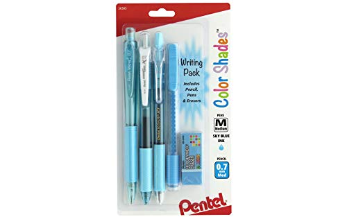 Pentel Color Shades Writing Pack - Pastel Sky Blue Deal