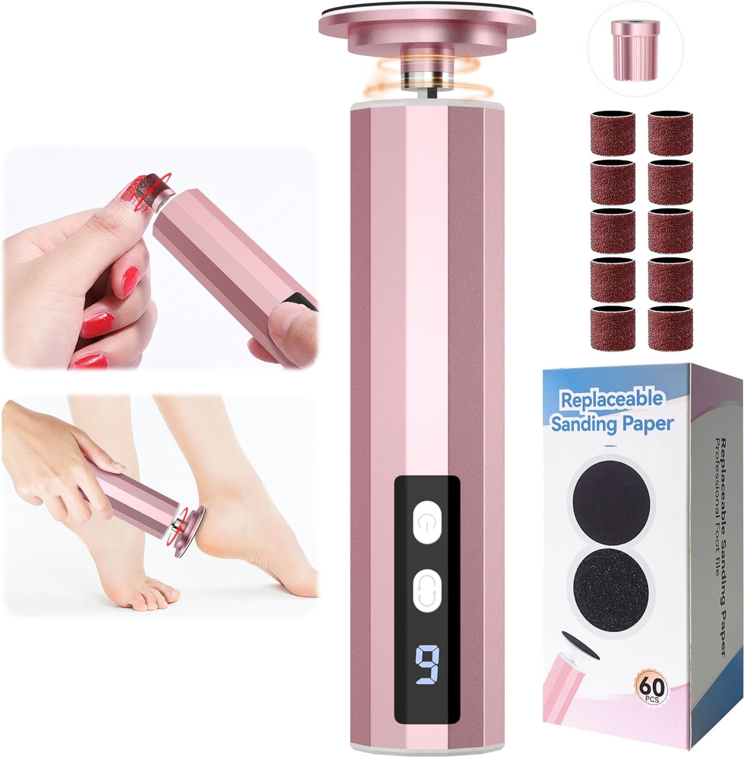 2-in-1 Electric Foot Callus Remover