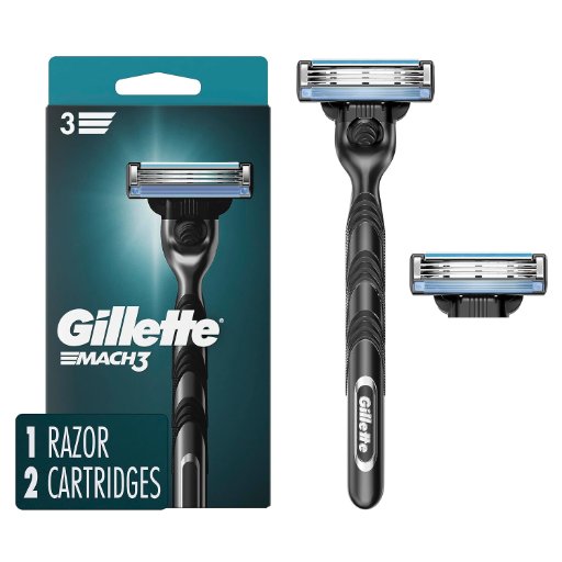 Gillette Mach3 Razor with 2 Blade Refills