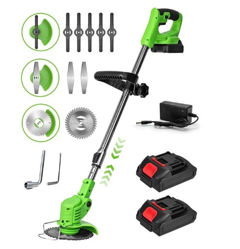 YAHHU 21V Cordless 3-in-1 Weed Wacker Set