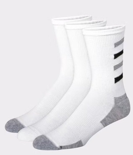 Hanes Cool DRI Men's Crew Socks