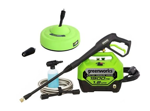 Greenworks Electric Pressure Washer Combo Kit