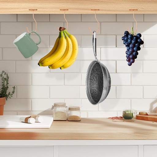 Space Saving Banana Holder Cabinet Hooks
