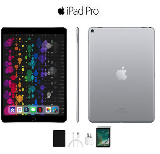 Apple® iPad Pro 9.7-Inch Bundle W/Case, Charger & Screen Protector (128GB)