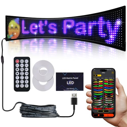 Large Bright Programmable LED Sign