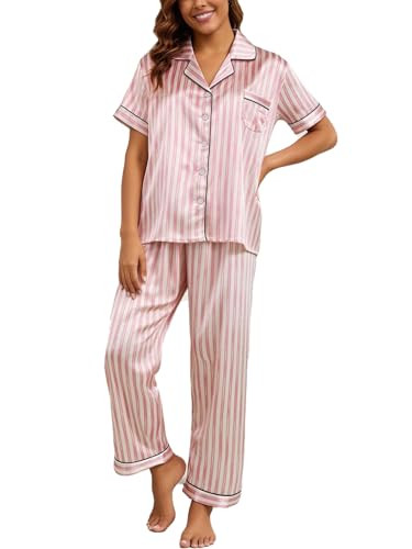 Satin Silk Jammies 2-Piece Set