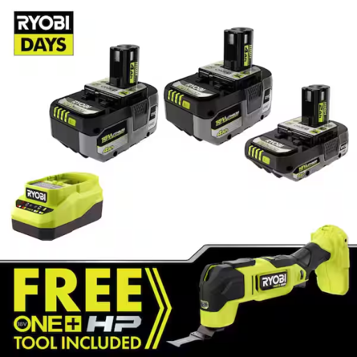 RYOBI ONE+ HP 18V Brushless Cordless Multi-Tool Kit