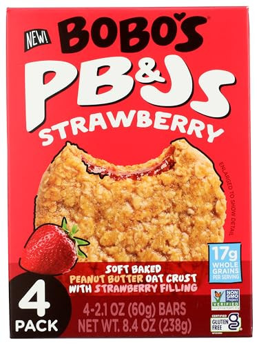 4-Count 2.1-Oz Bobo's PB&Js Oat Bars (Strawberry or Grape)