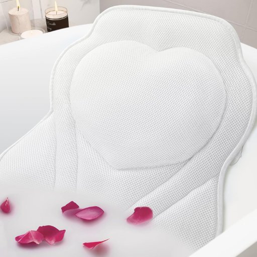 LuxStep Air Mesh Fabric Bath Pillow