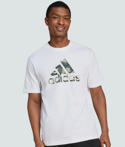 Men's Camo Badge of Sport Graphic T-Shirt