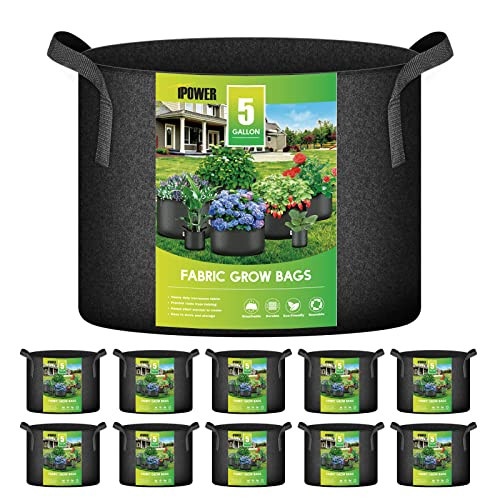 iPower Nonwoven Garden Grow Bags - 10 pack