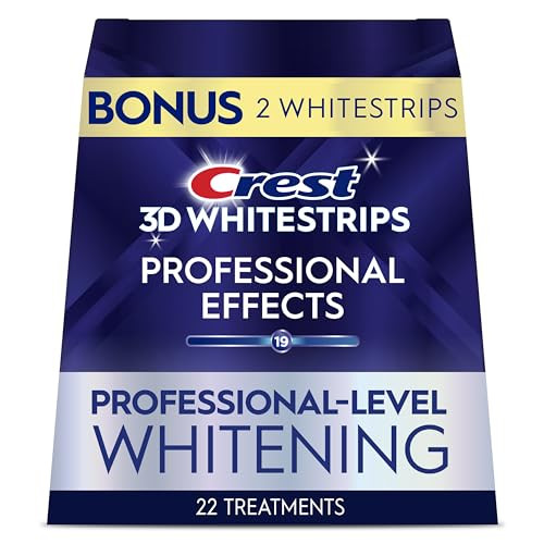 Crest 3D Whitestrips Professional Effects Teeth Whitening Strips, 44 Strips