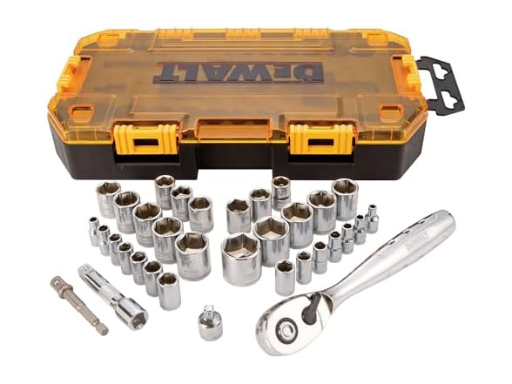 DeWalt 34-Piece 1/4" & 3/8" Drive Socket Set