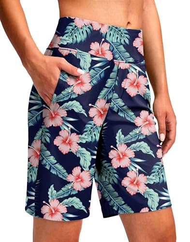 Viodia Women's Long Swim Shorts