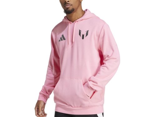 Adidas Men's Messi Logo Drawstring Hoodie