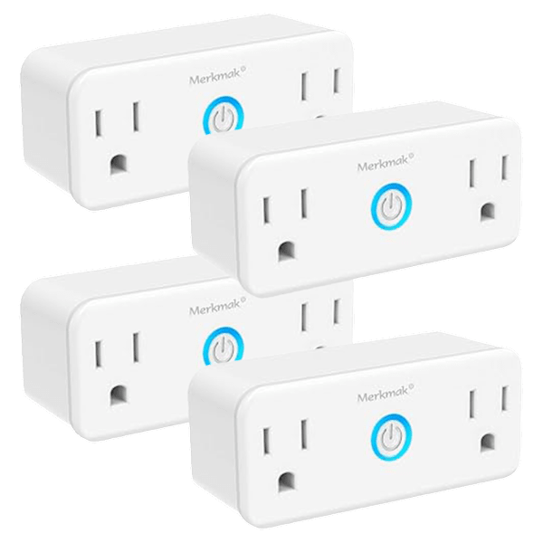 4-Pack Mini Dual-Outlet Smart Wi-Fi Plugs Deal