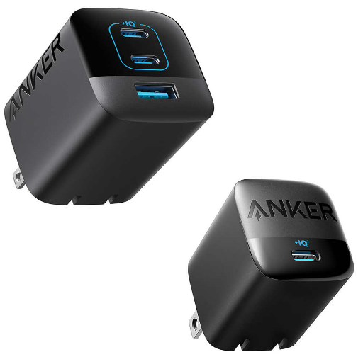 Anker 67W & 30W GaN Fast Charging Wall Chargers 2-Pack