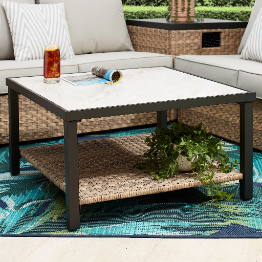 Better Homes & Gardens River Oaks Tile Top Coffee Table