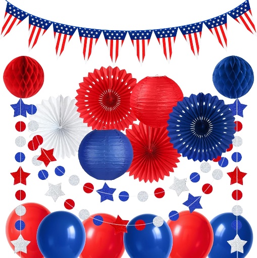 Fourth of July Decorations Set