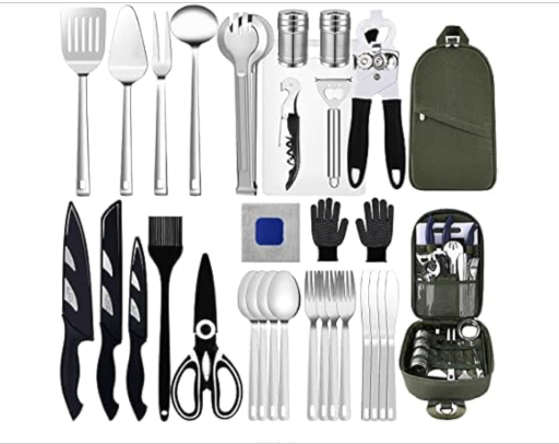Camping Kitchen Equipment Set