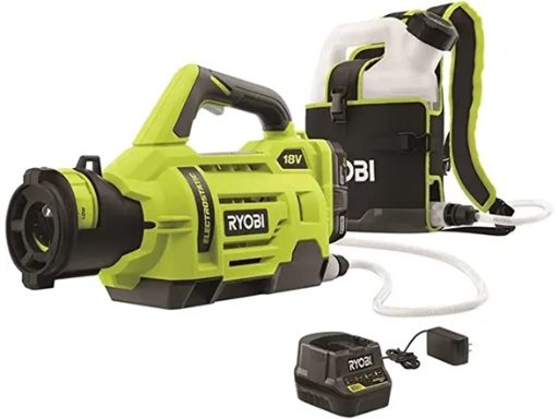 Ryobi ONE+ 18V Cordless Electrostatic 1 Gal. Sprayer with 2.0 Ah Battery and Charger