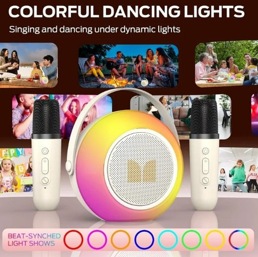 Monster Hotshot Plus Portable Bluetooth Speaker/Mini Karaoke Machine