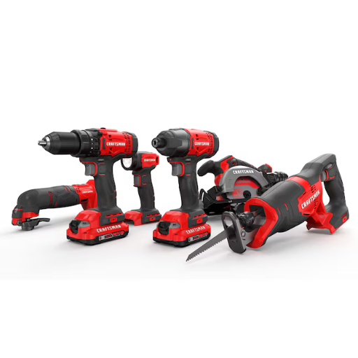 Craftsman V20 Max 6-Tool Power Tool Combo Kit