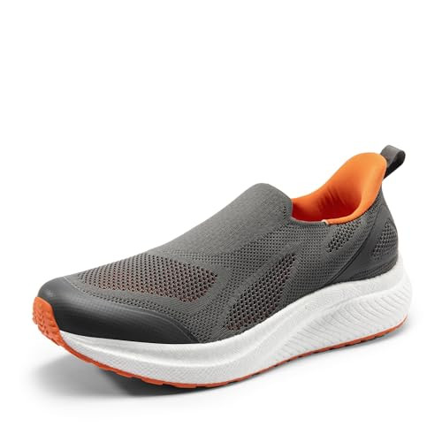 Allswifit Men's Hands-Free Slip-On Laceless Walking Shoes