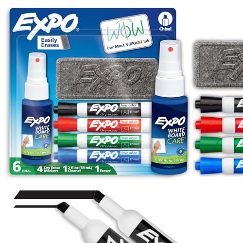 Expo Low Odor Dry Erase Marker Set