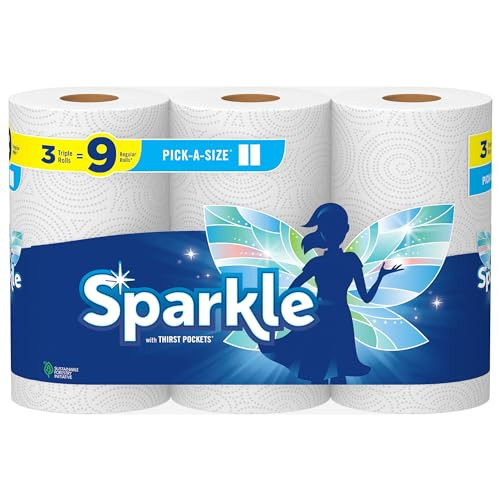 SPARKLE Pick-A-Size Paper Towels 3-Pack