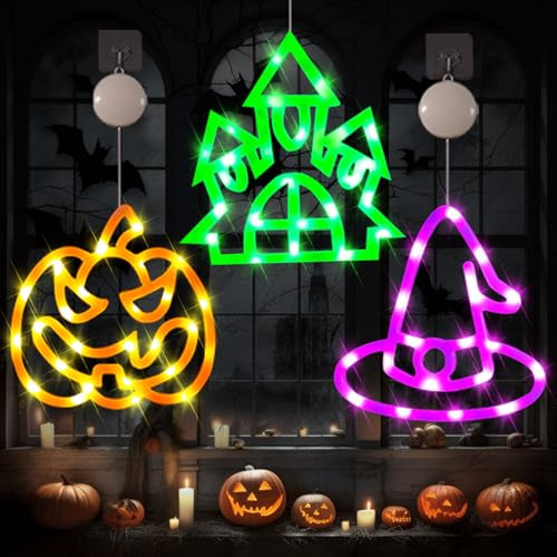3PCS Halloween Lights