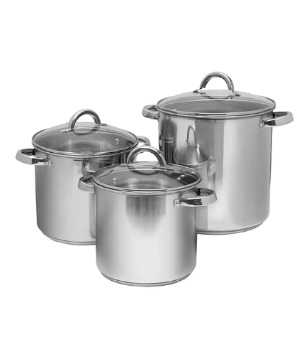 Sedona Kitchen Stainless Steel Stockpot Set