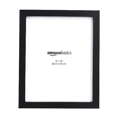 2-Pack Amazon Basics Rectangular Photo Picture Frame (8 x 10in, Black)