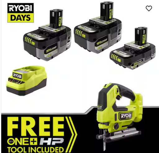 RYOBI ONE+ HP 18V Brushless Cordless Jig Saw Kit