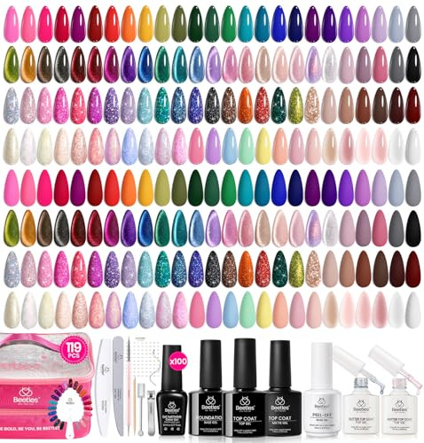 Beetles Gel Nail Polish Set, 100 Colors