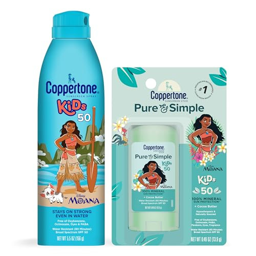Coppertone Kids SPF 50 Sunscreen Bundle
