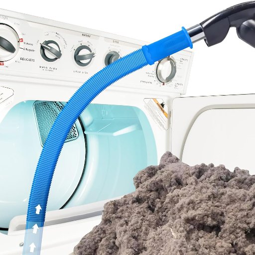 Sealegend Dryer Vent Vacuum Hose Attachment Cleaner Kit