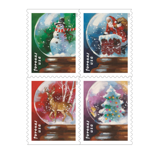 Assorted USPS Forever Postage Stamps- 100 ct
