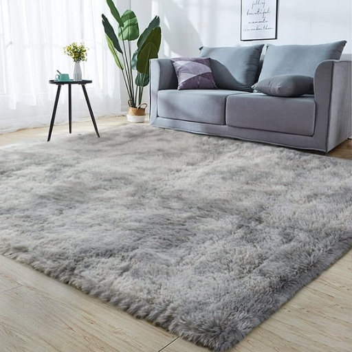 Fluffy Shaggy Area Rug - 5x8ft 