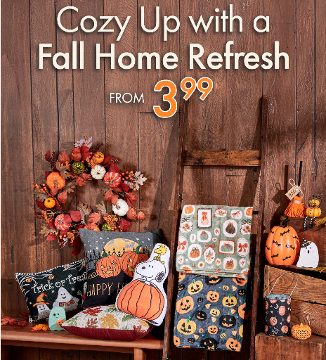 Boscov's Fall Home Decor Sale