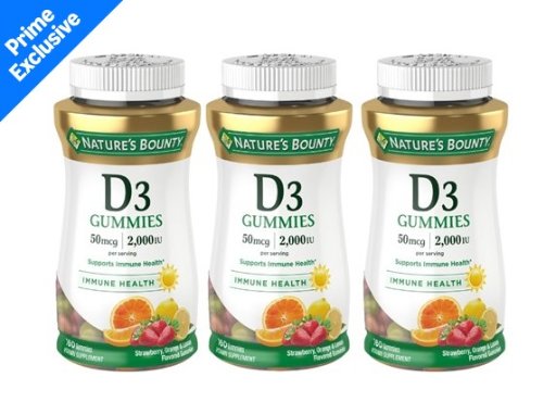 Nature's Bounty Vitamin D3 Gummies
