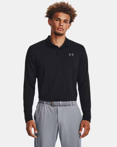 Under Armour Men's UA Matchplay Long-Sleeve Polo Shirt