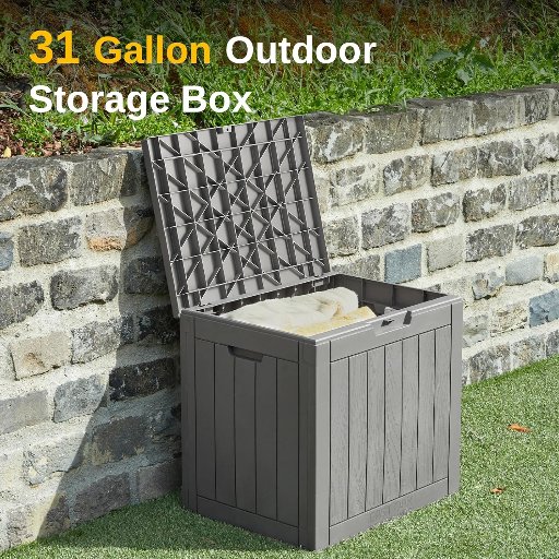 East Oak 31 Gallon Outdoor Deck Box