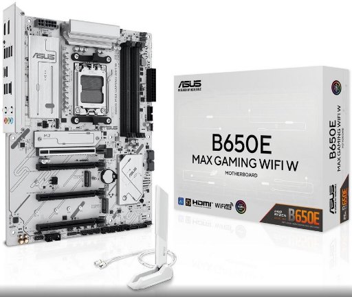 ASUS B650E MAX GAMING WIFI W AMD B650 AM5 ATX Motherboard 