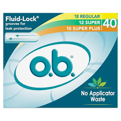 o.b. Original Non-Applicator Tampons (40-Count)